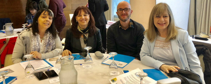 Presidente  Fulco en el taller